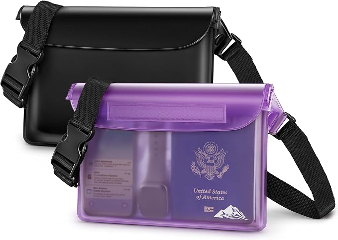 HEETA Waterproof Fanny Pack, Waterproof Pouch Dry Bag 2/3/4 Pack by HEETA