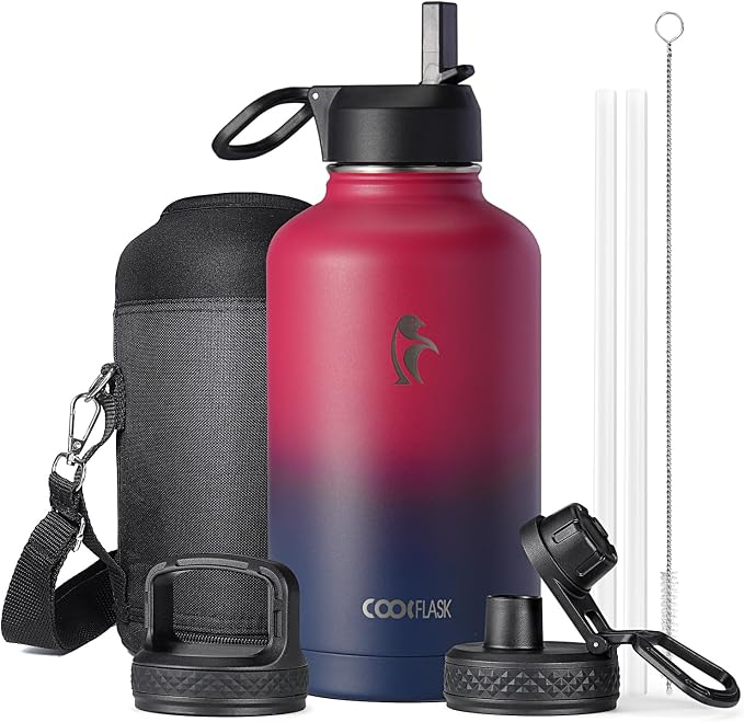 Half Gallon Water Bottle Insulated by Coolflask