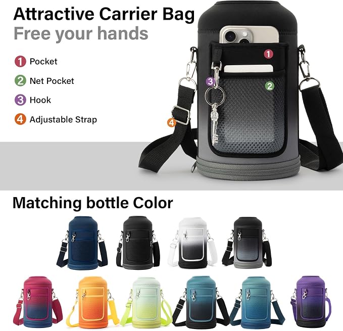 DYSANKY 1 Gallon Water Bottle Insulated | Thickened Stainless Steel Vacuum - Image 6