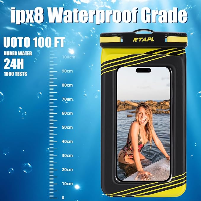Floating Waterproof Phone Pouch 2 Pack - Image 5