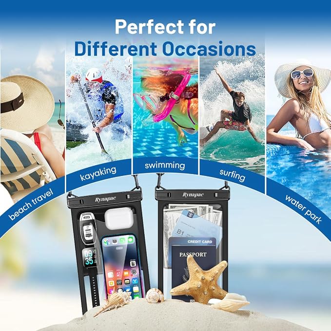 Rynapac [Up to 10" Large Waterproof Phone Pouch - Image 9