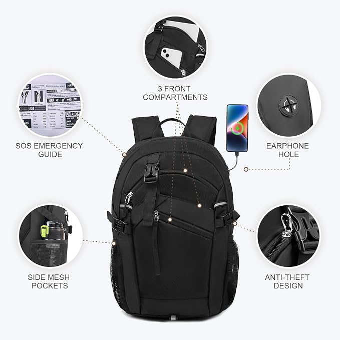 Hiking Backpack for Women Men 20l - Image 5