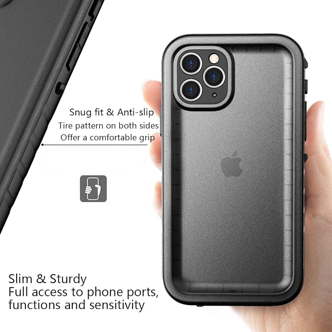 Cozycase Waterproof Case for iPhone 11 Pro Max Underwater Shockproof Full-Body - Image 7