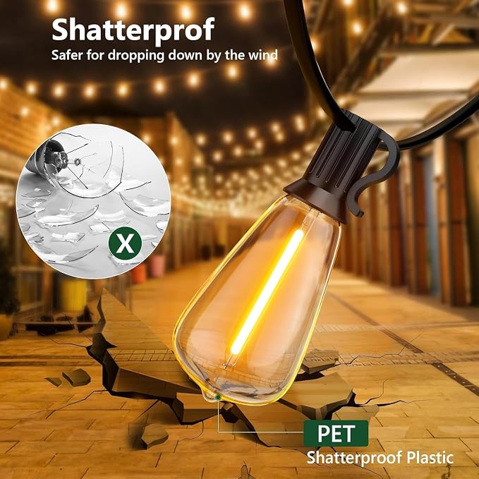 50FT Outdoor String Lights - Image 5