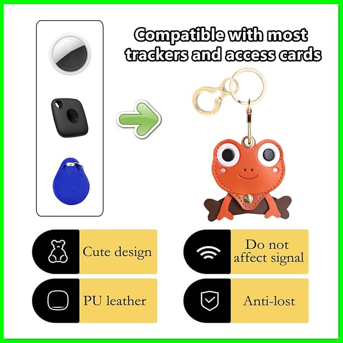 Leather Keychain Holder Case Compatible - Image 3