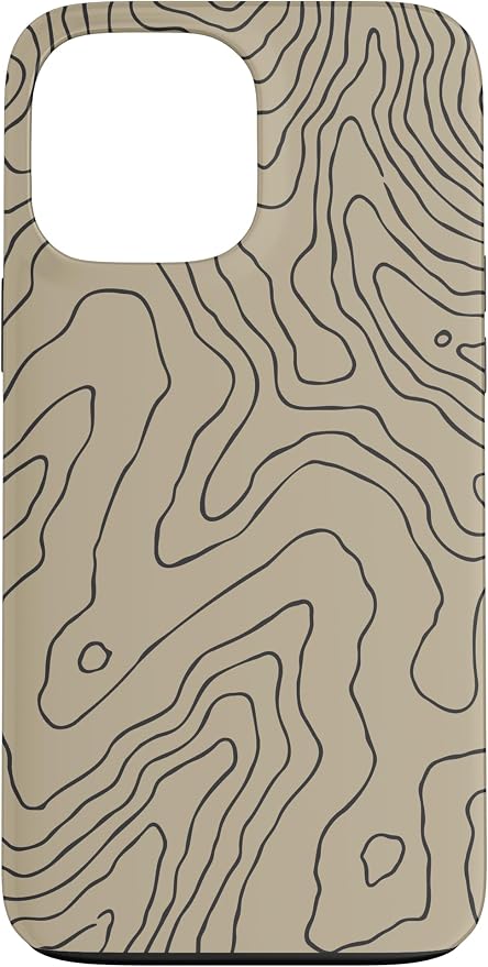 Coyote Country Guide Lines Topographical Contour Map Case by Unknown