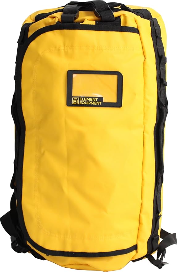 Element Equipment Trailhead Duffel Bag Shoulder Straps Waterproof Yellow Small - Image 5