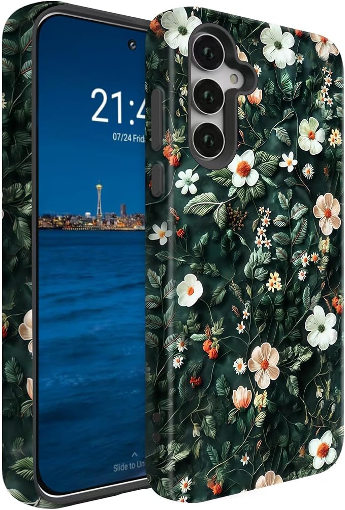 Compatible for Samsung Galaxy A37 5G Case, Dual Layer Heavy Duty 2 in 1 by BSMOSPER
