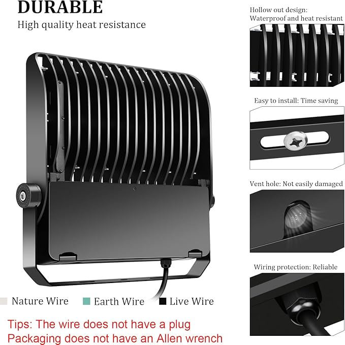 36000LM LED Stadium Flood Light Commercial 1500W Equivalent LED Arena Lighting - Image 4