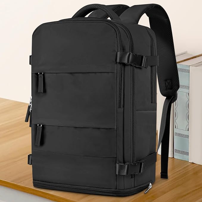 coowoz Large Travel Backpack For Women Men, Carry On Backpack Flight Approved - Image 2