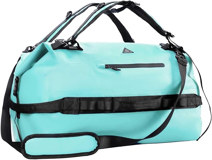 Haimont Large Waterproof Duffel Backpack Roll-Top Heavy Duty Dry Duffle Bag by Haimont