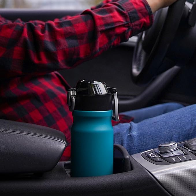 BJPKPK Water Bottle with Straw 25oz Insulated Water Bottles Reusable Stainless - Image 6