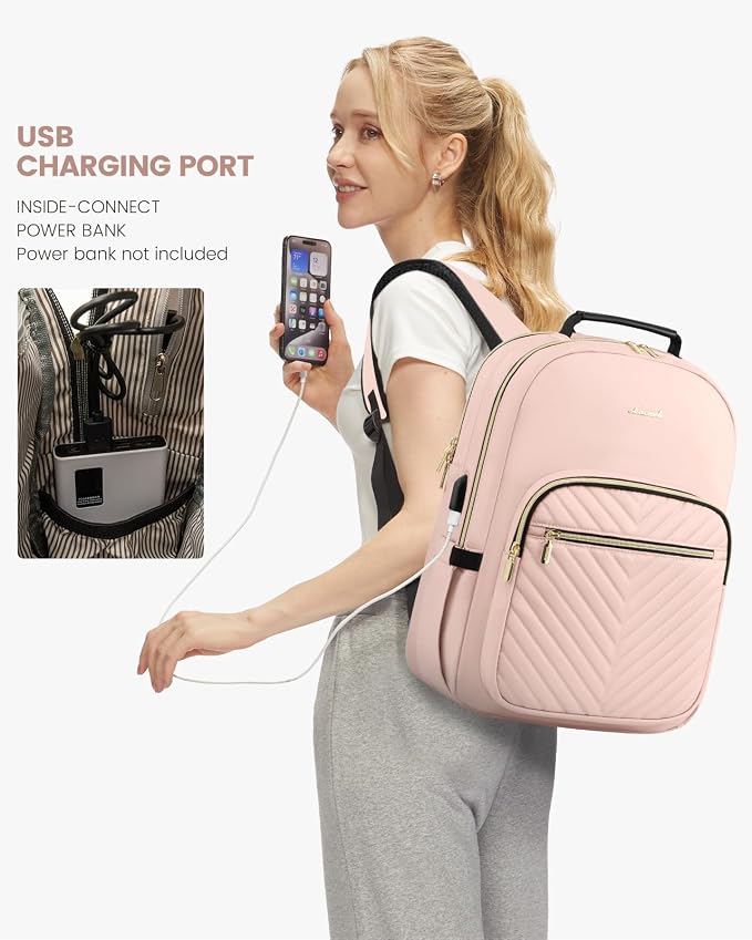 LOVEVOOK Laptop Backpack Purse for Women, Large Capacity Travel Business - Image 5