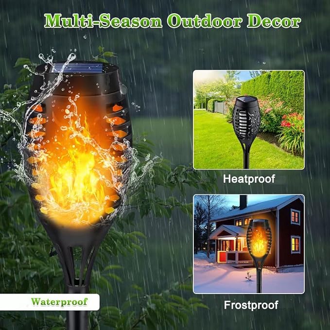 LNRYY Outdoor Solar Lights, Solar Garden Lights Waterproof - Image 4