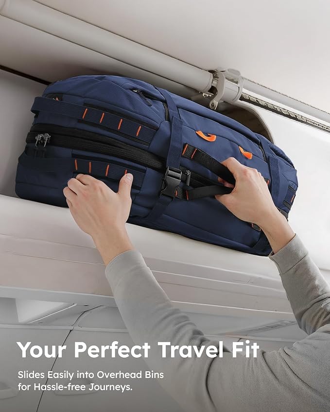 Tolaccea Travel Backpack for Men Women, 40L-50L Carry On Backpack - Image 6