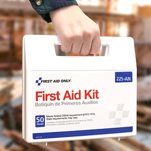 First Aid Only 225-AN 50-Person OSHA-Compliant First Aid Kit, Emergency First - Image 4