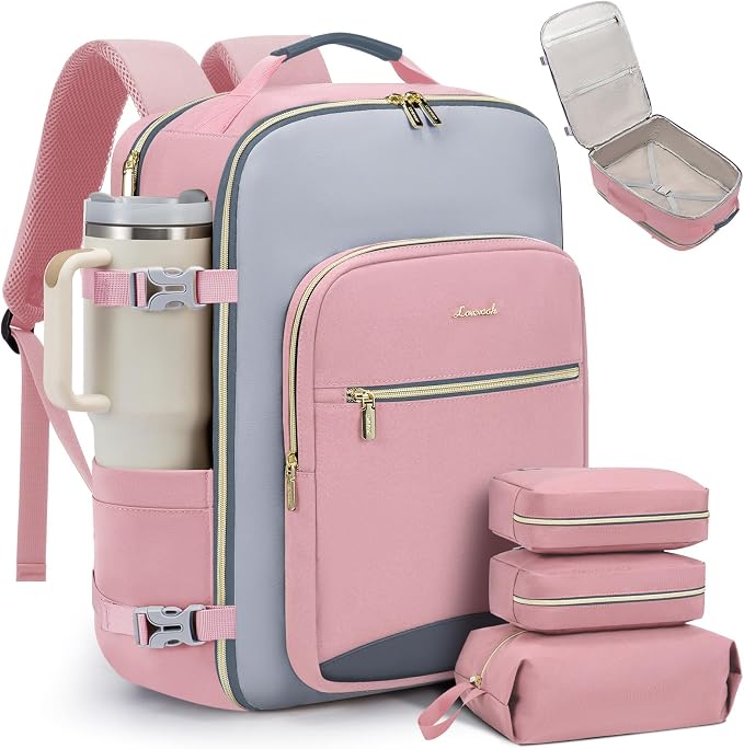 LOVEVOOK 40L Travel Backpack for Women & Men, Airline Approved Carry On Luggage by LOVEVOOK