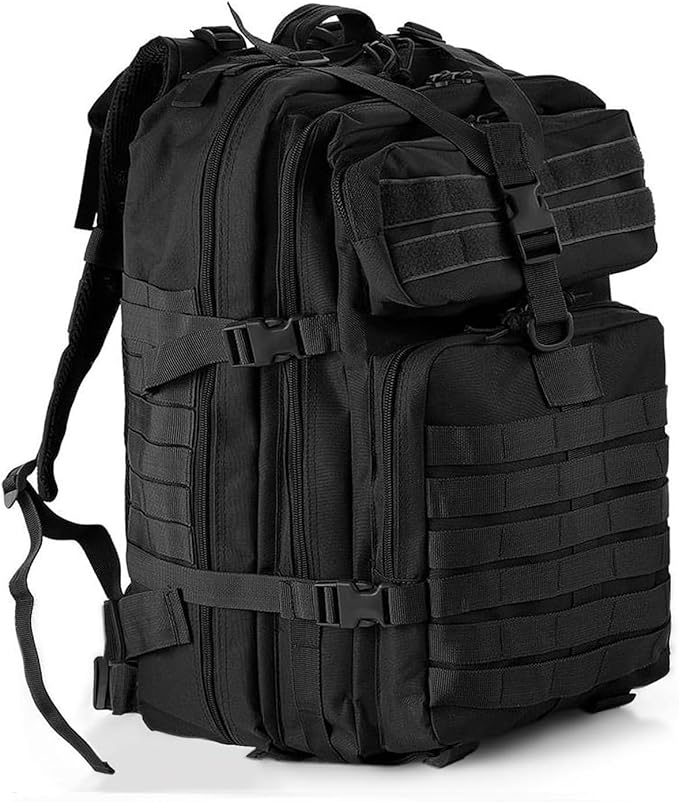 aiGear Tactical Backpack for Men, 45L Military Backpack, 3-Day Bug Out Bag for by aiGear