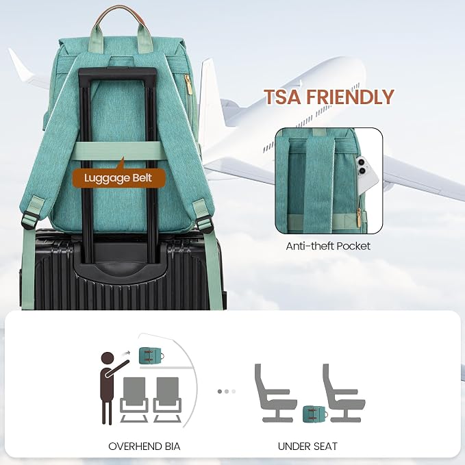 LOVEVOOK Travel Laptop Backpack Purse - Image 3