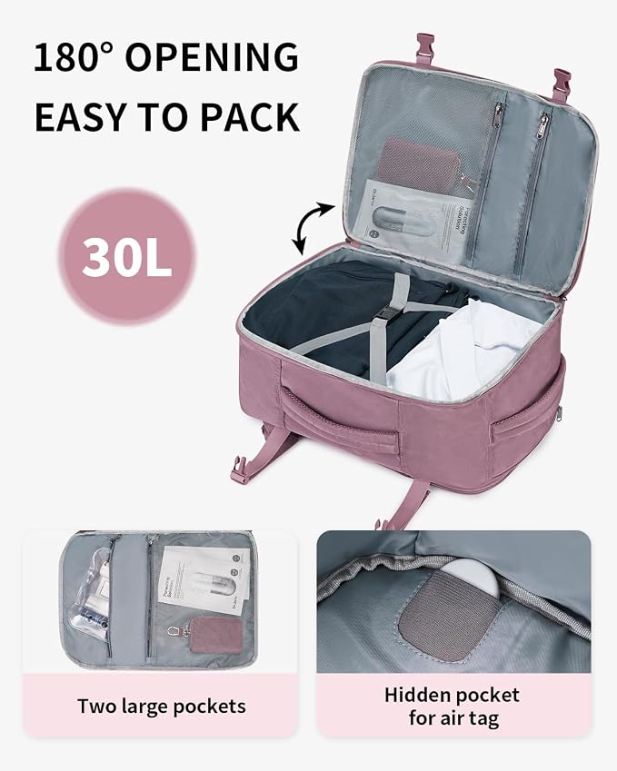 ECOHUB Travel Backpack for Women, Laptop Carry on Backpack - Image 4