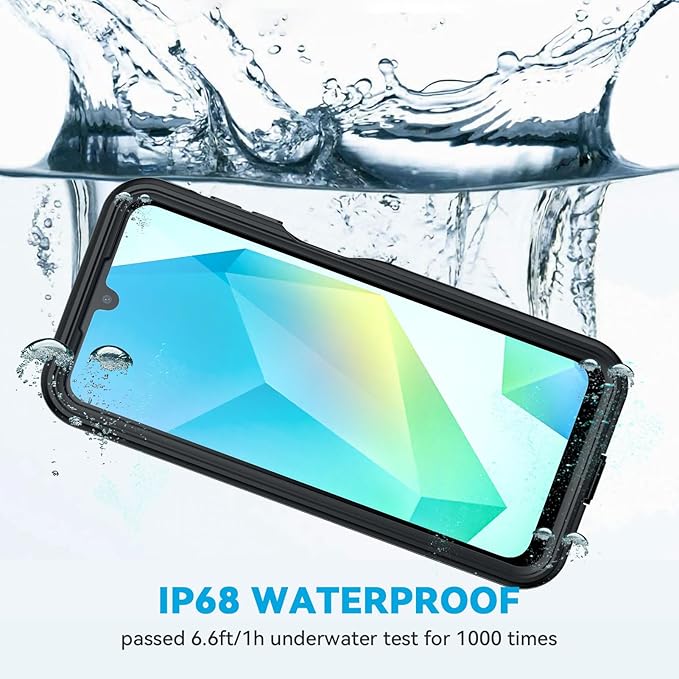 Lanhiem for Samsung Galaxy A16 5G Phone Case, IP68 Waterproof Dustproof - Image 2