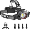 ATDOALL Super Bright LED Headlamp, High Lumen Rechargeable Head Lamp by ATDOALL