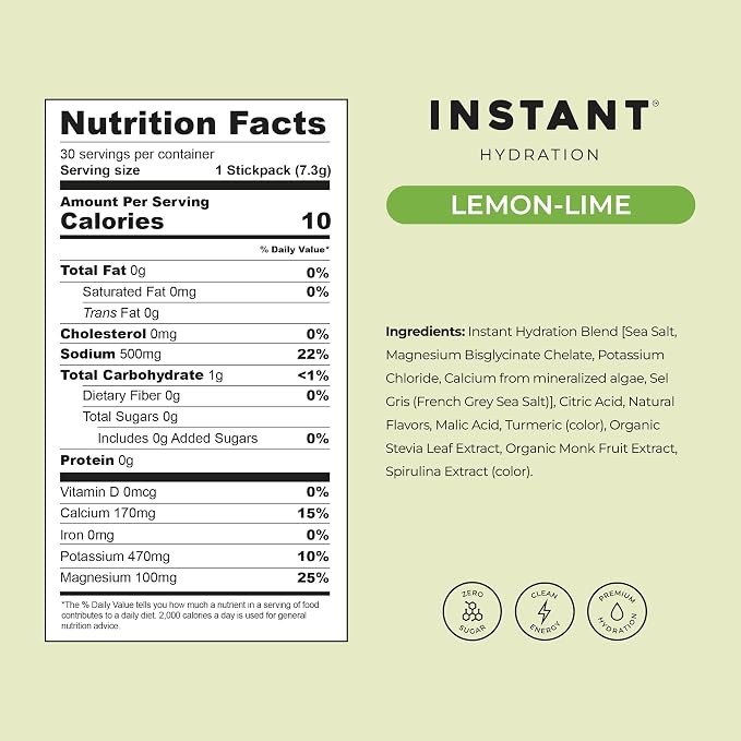 Instant Hydration Electrolytes Powder Packets - Image 4