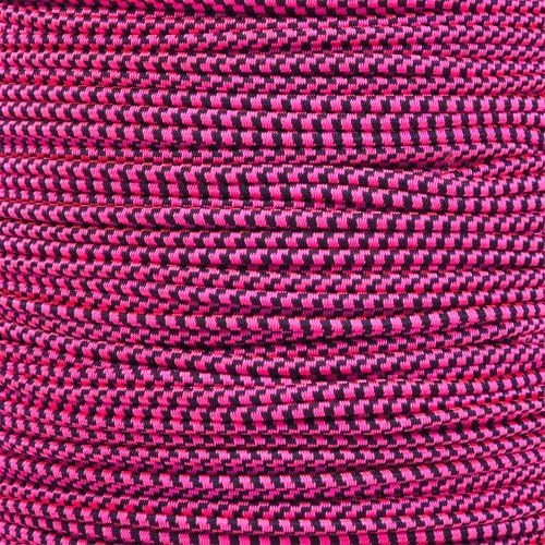Paracord Planet 50 X PAR-18SC-ROSANCH- 1/8 Shock Cord, Rosa Noche by ParacordPlanet