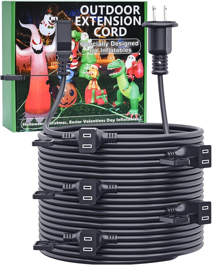 50FT Outdoor Extension Extension Cord by NARUBY