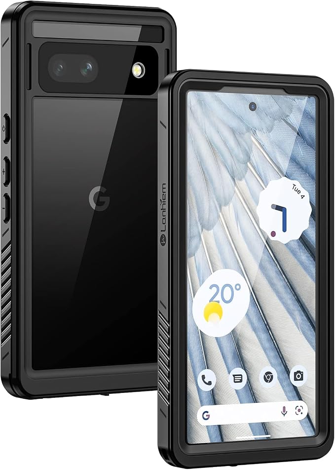 Lanhiem for Google Pixel 7a Case, IP68 Waterproof Dustproof by LanhiemHome