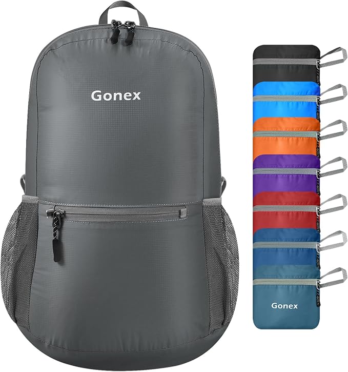 Gonex Ultra Lightweight Packable Backpack 20L Daypack Handy Foldable Camping by Gonex
