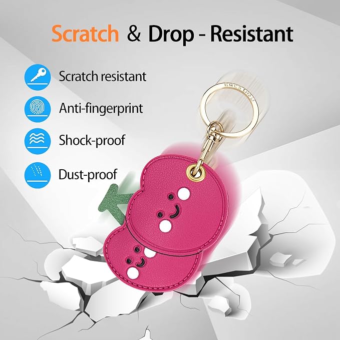 Leather Keychain Case Holder Compatible - Image 3