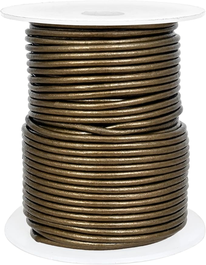 GENIQUE Real/Genuine Round Leather String Cord - Image 3