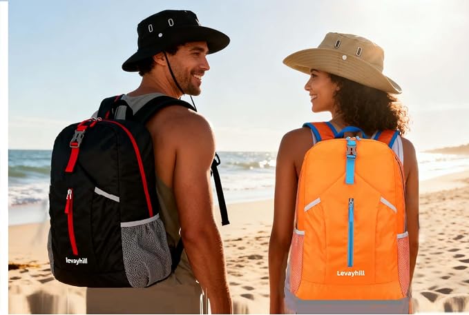 levayhill 25L Foldable Hiking Backpack Lightweight Packable Basic-Daypack - Image 9