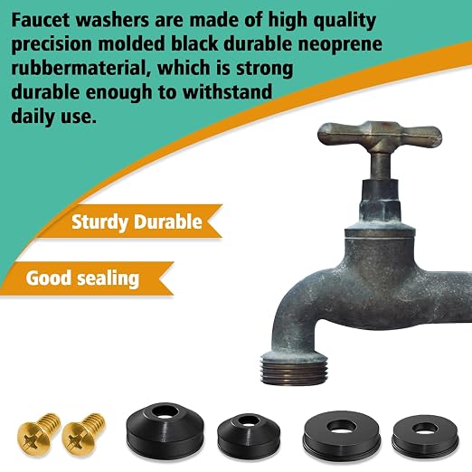 XBVV 106 PCS Faucet Washer Assortment Kit - Image 5