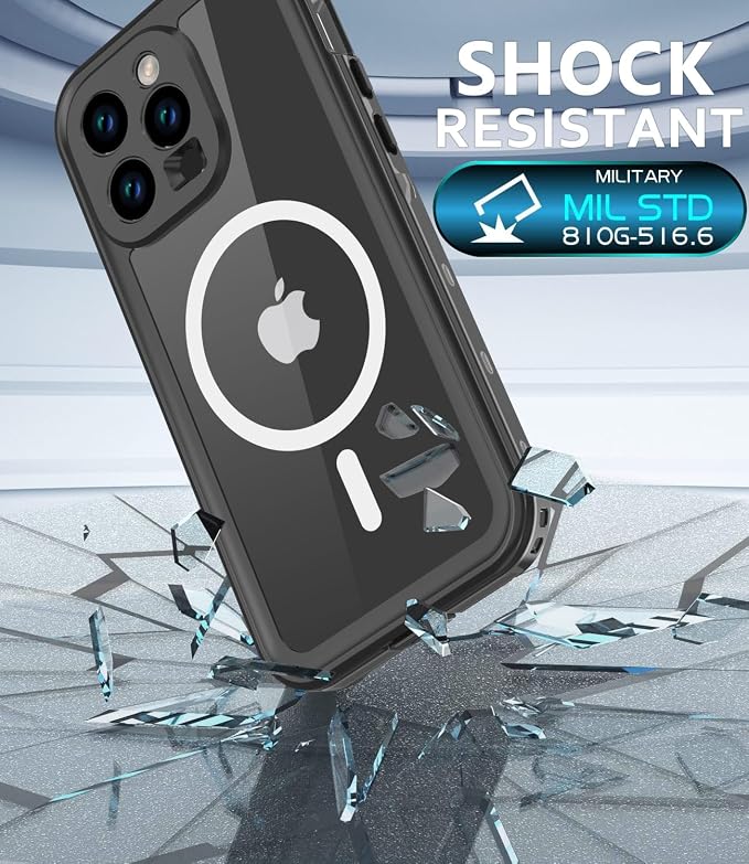 for iPhone 15 Pro Case Waterproof, Full-Body Hard Case Built-in - Image 4