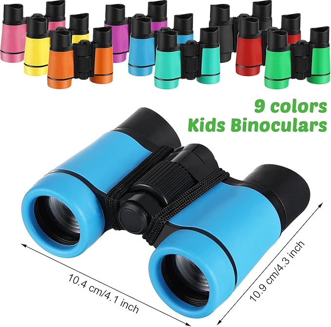 Yunsailing 9 Pack Kids Binoculars, Shockproof Compact Binoculars - Image 4
