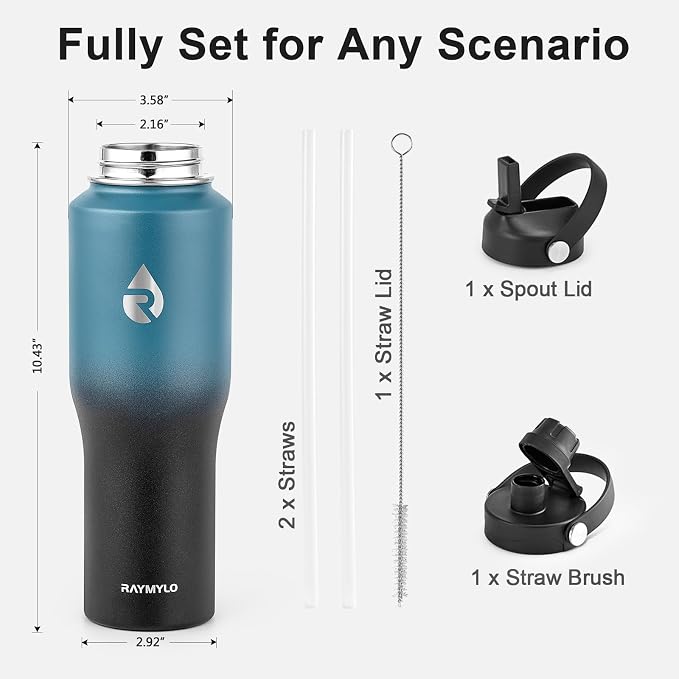 RAYMYLO 32 oz Insulated Water Bottle - Image 6