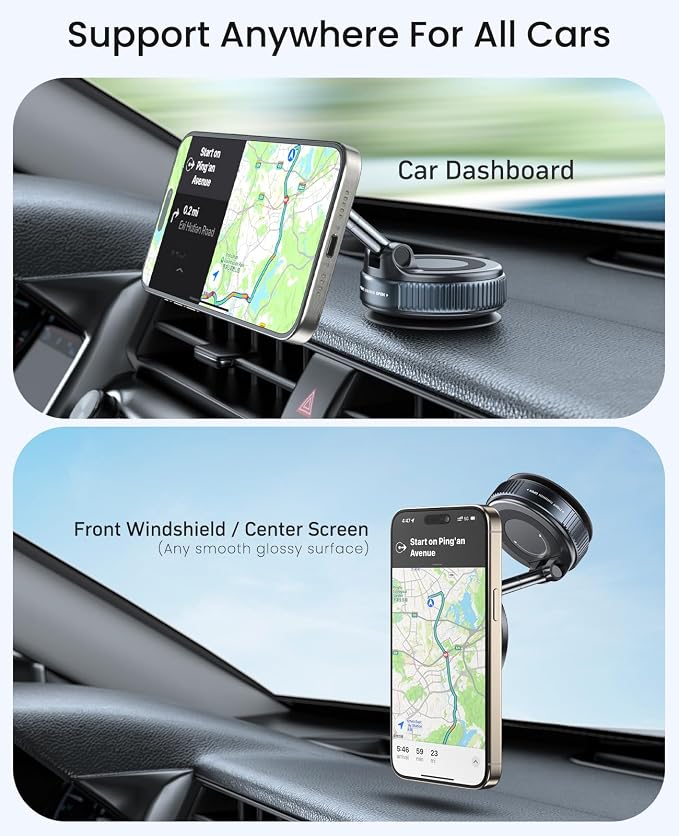 Jononser Magnetic Suction Cup Phone Mount - Image 9