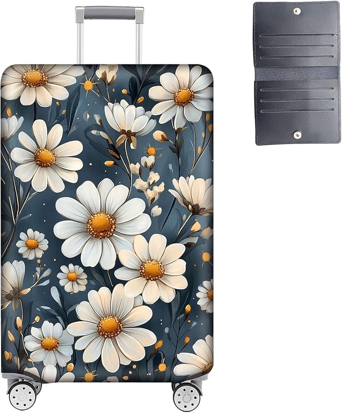 Luggage Cover Protector for 19-20 Inch Suitcases, TSA Approved Elastic Travel by Unknown