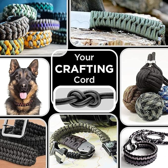 TECEUM 5/32" Paracord Rope 1000 – 1000ft / 200ft / 100ft / 50ft – Tactical - Image 4