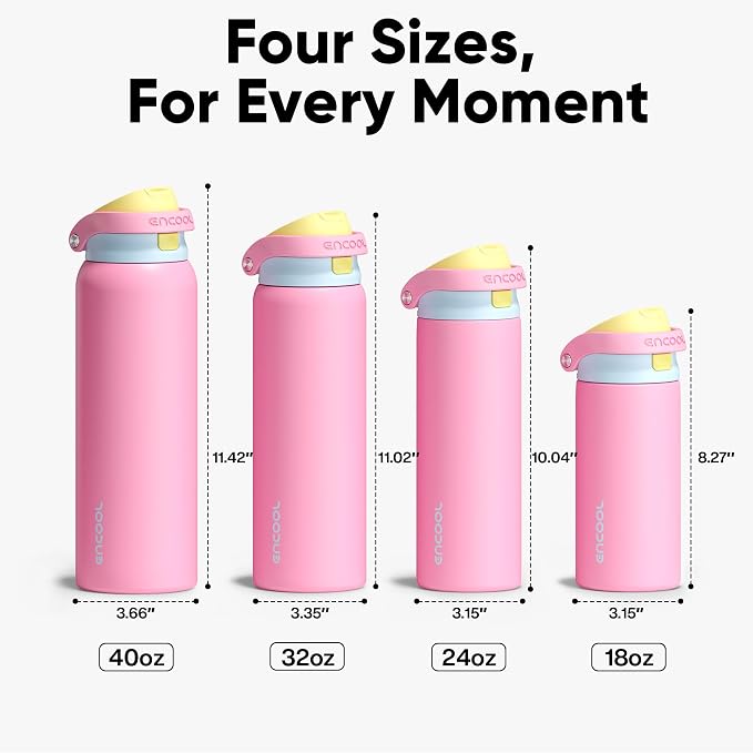 ENCOOL Leakproof Insulated Water Bottle - Image 9