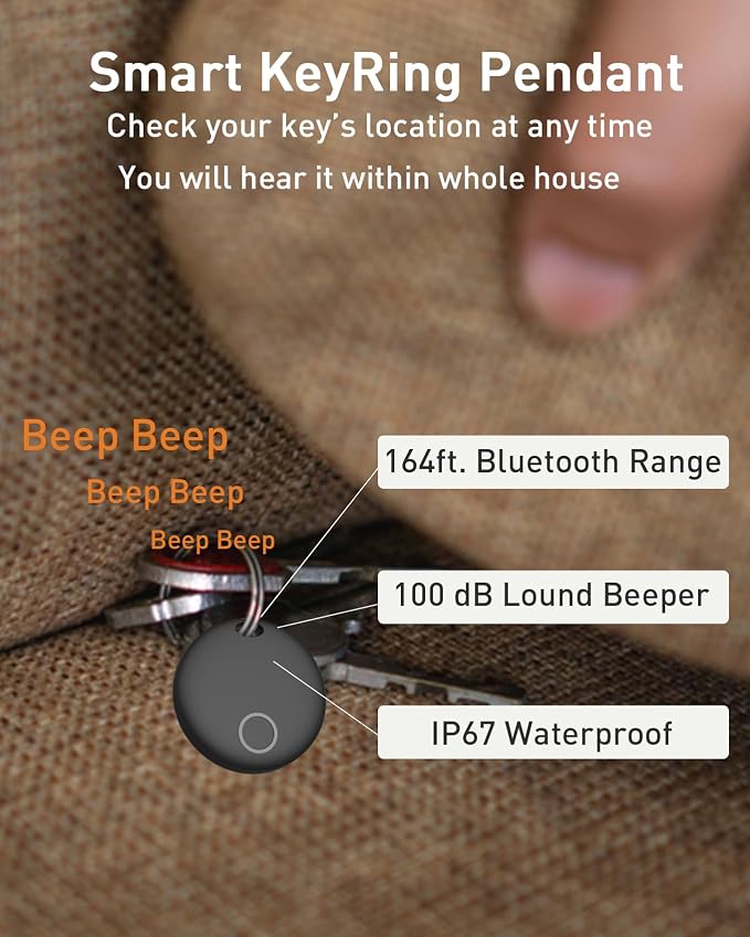 Air Tracker Tags-2 Pack, Smart Bluetooth Tracker, Compatible - Image 5
