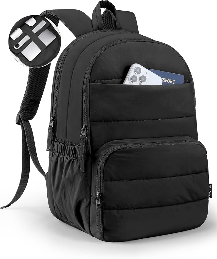 Uselike Travel Backpack for Women, 15.6 Inch Laptop Backpack, Quilted College by Uselike