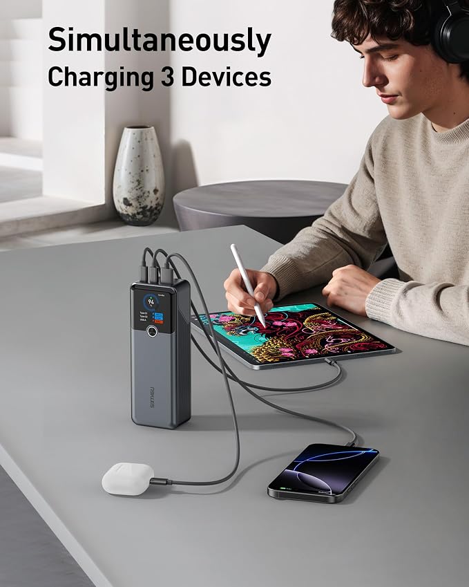 SIXTHGU Laptop Power Bank, 3-Port 20, 000mAh Portable Charger - Image 5
