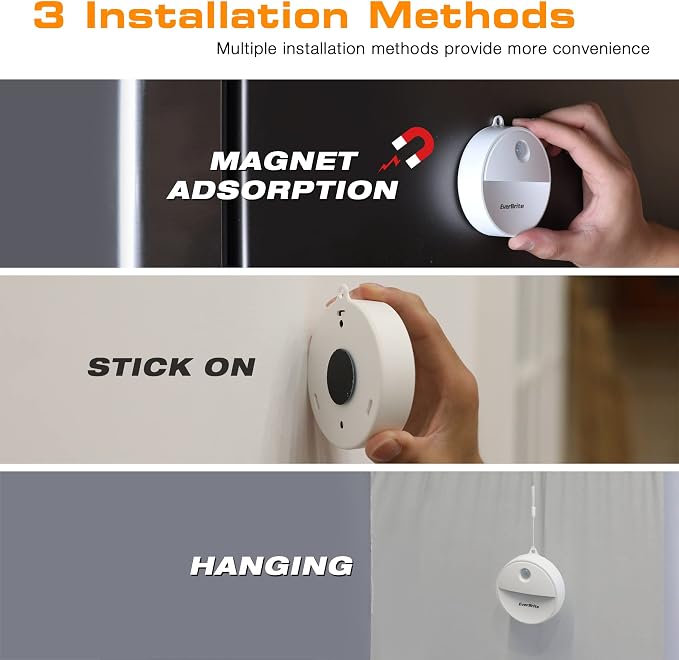 EverBrite LED Motion Sensor Night Light, Automated On & Off, Cool White Motion - Image 4