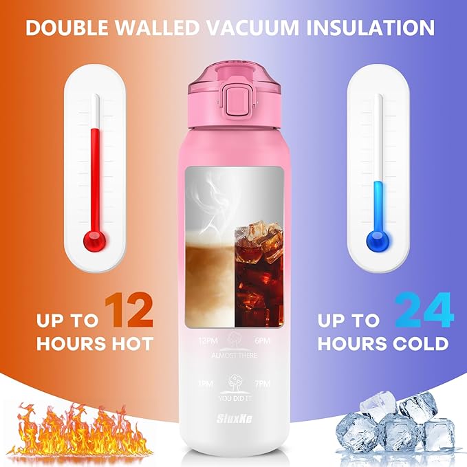 SLUXKE 24oz Insulated Water Bottle - Image 4