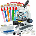 AmScope - 40X-1000X Compound Monocular Student Microscope Set + Slide by AmScope