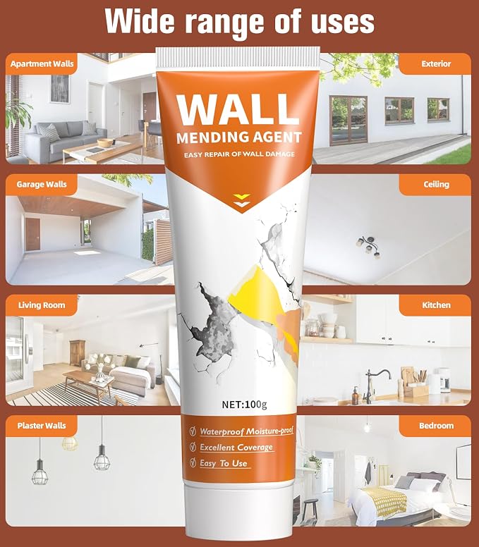 Drywall Repair Kit, Wall Patch Repair Kit, 2 Pack Wall Patching Agent, Simple - Image 9