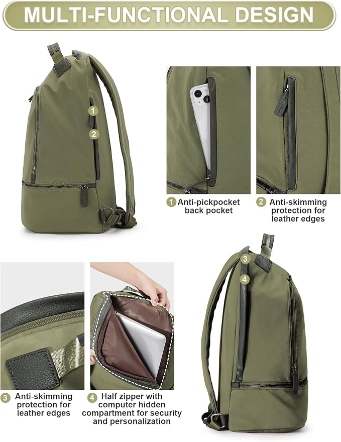 Gym Backpack for Women Waterproof Small Gym Bag - Image 7